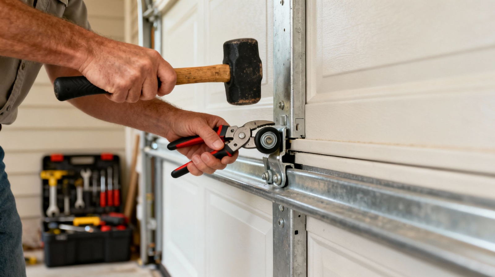 Off-Track Door Realignment Services